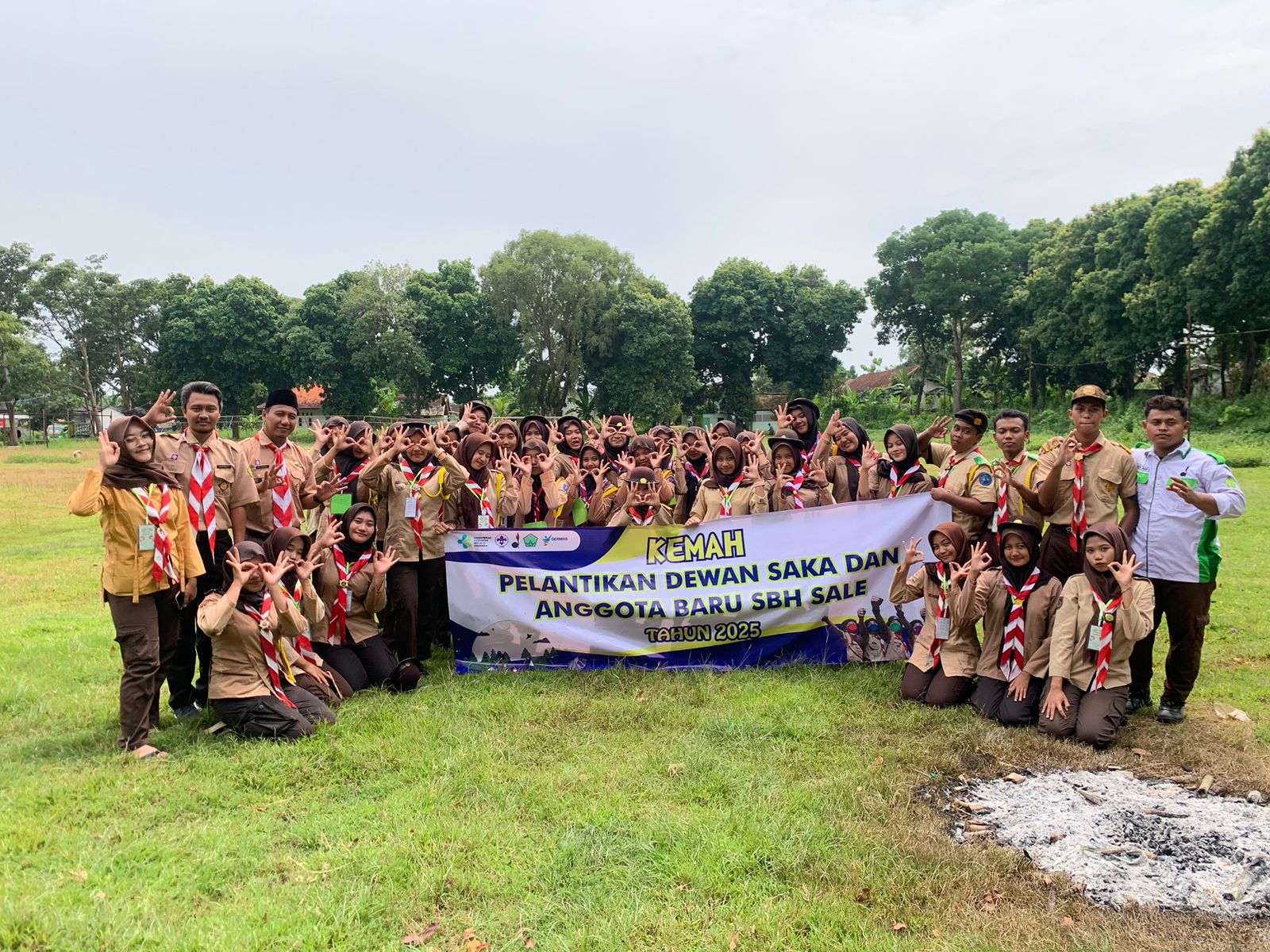 Pramuka SBH Kecamatan Sale di lantik..Siap beraksi kembali di Tahun 2026